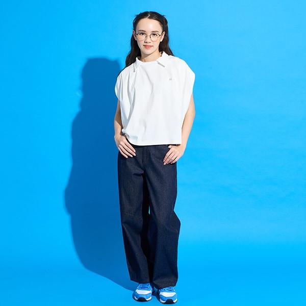 【AMI】【接觸涼感】帶領法式短袖套頭衫