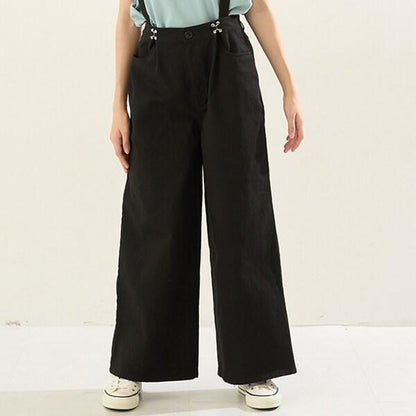 【AMI】帶揹帶寬鬆褲