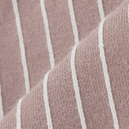 《姆明》/刺繡條紋六分褲