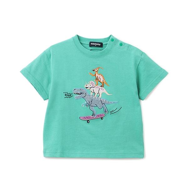 滑板恐龍短袖T恤