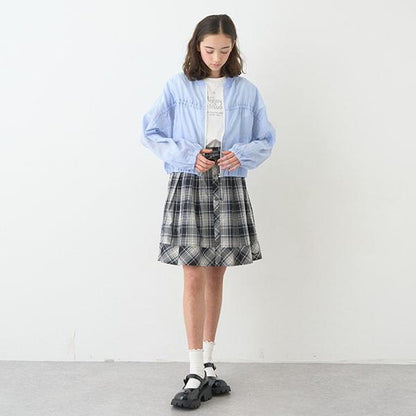 【防紫外線加工】透視拉鍊短外套