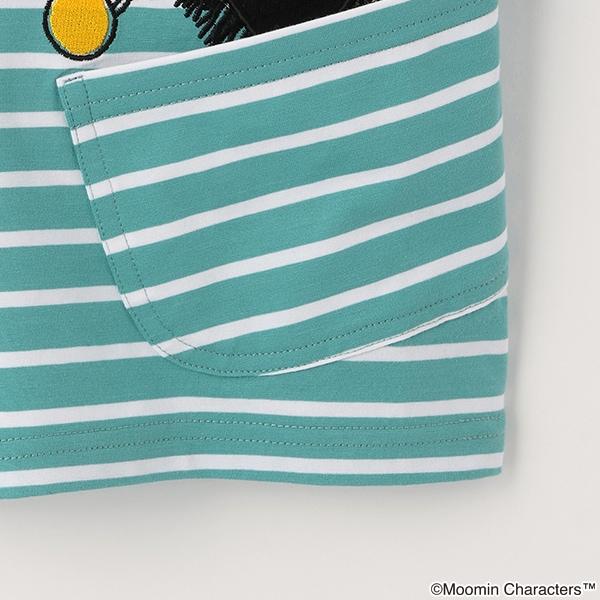 《姆明》/條紋短袖T恤