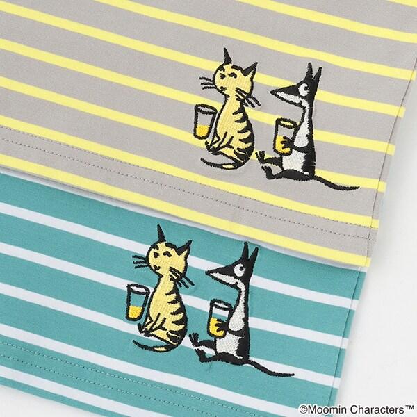 《姆明》/條紋短袖T恤