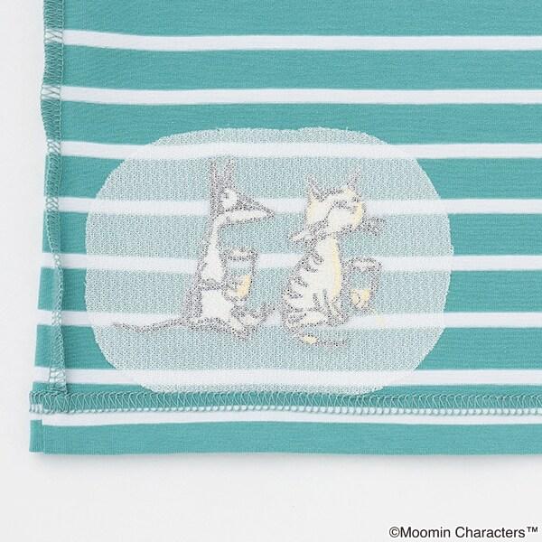 《姆明》/條紋短袖T恤