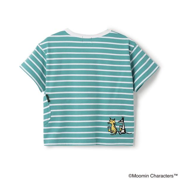 《姆明》/條紋短袖T恤