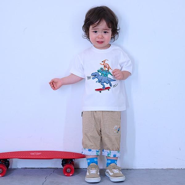 滑板恐龍短袖T恤