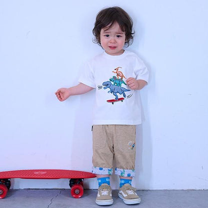滑板恐龍短袖T恤