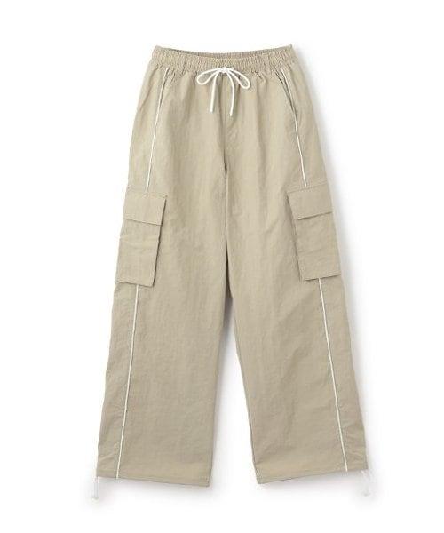 側邊條紋工裝褲【韓國時尚】