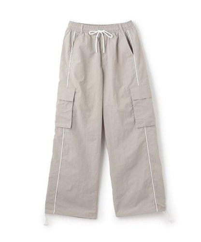 側邊條紋工裝褲【韓國時尚】