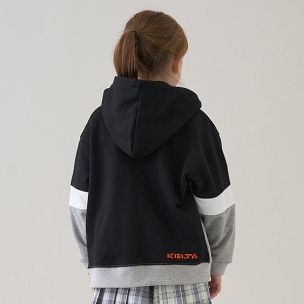 【KELTY】內刷毛拼接拉鍊連帽衛衣