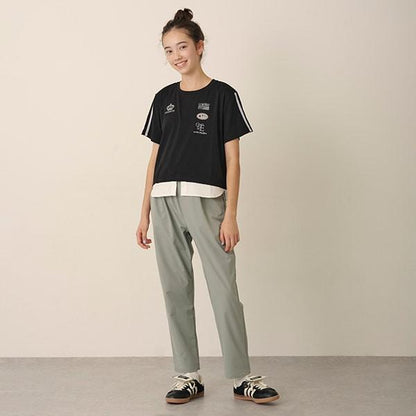 拼接下襬襯衫層疊感T恤