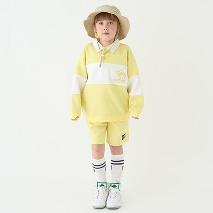 【防潑水】針織刺繡橄欖球衫