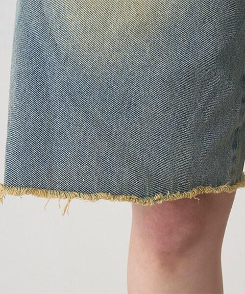 牛仔五分褲【韓國時尚】