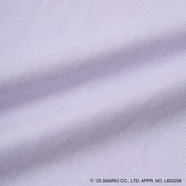 【《三麗歐》】【軟棉】大耳狗&《庫洛米》拼色刺繡五分袖T恤