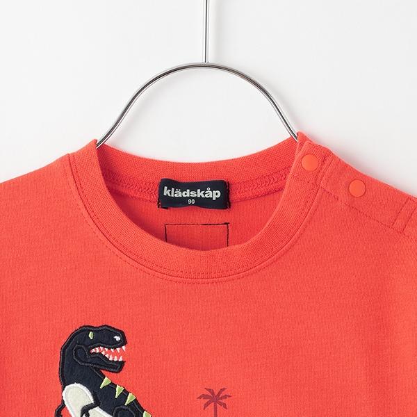 恐龍貼布繡長袖T恤