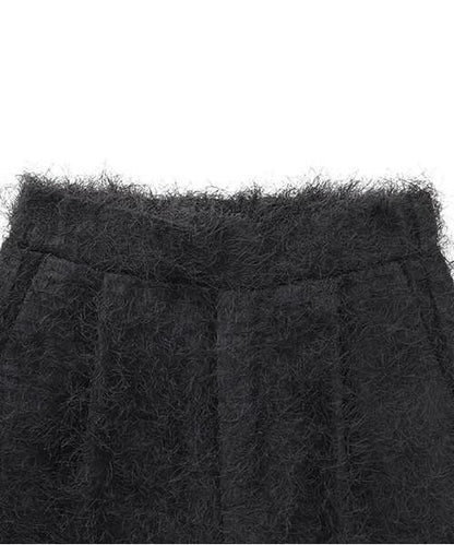 流蘇半寬鬆長褲