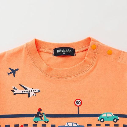 【人氣商品】【直營店無售】交通工具圖案短袖T恤