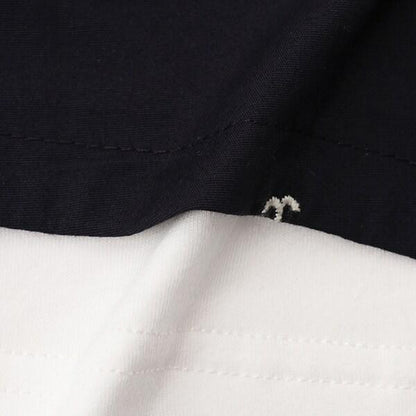 鯨魚刺繡背心疊穿長袖T恤