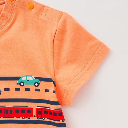 【人氣商品】【直營店無售】交通工具圖案短袖T恤