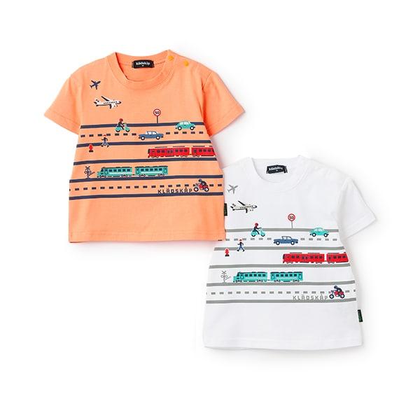 【人氣商品】【直營店無售】交通工具圖案短袖T恤