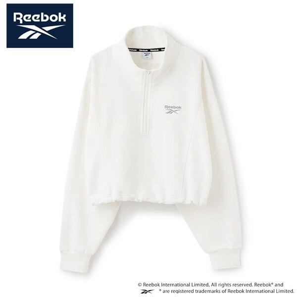 【Reebok】短款半拉鍊上衣