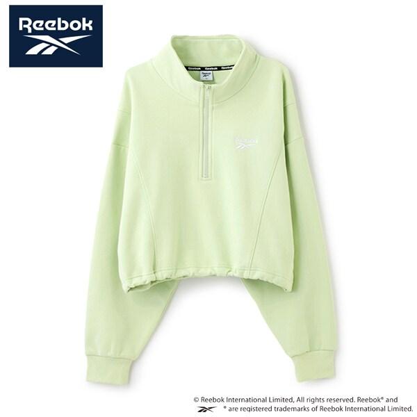 【Reebok】短款半拉鍊上衣