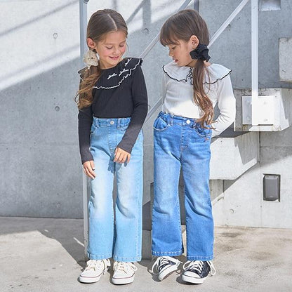 【前後皆可穿】帶領長袖T恤