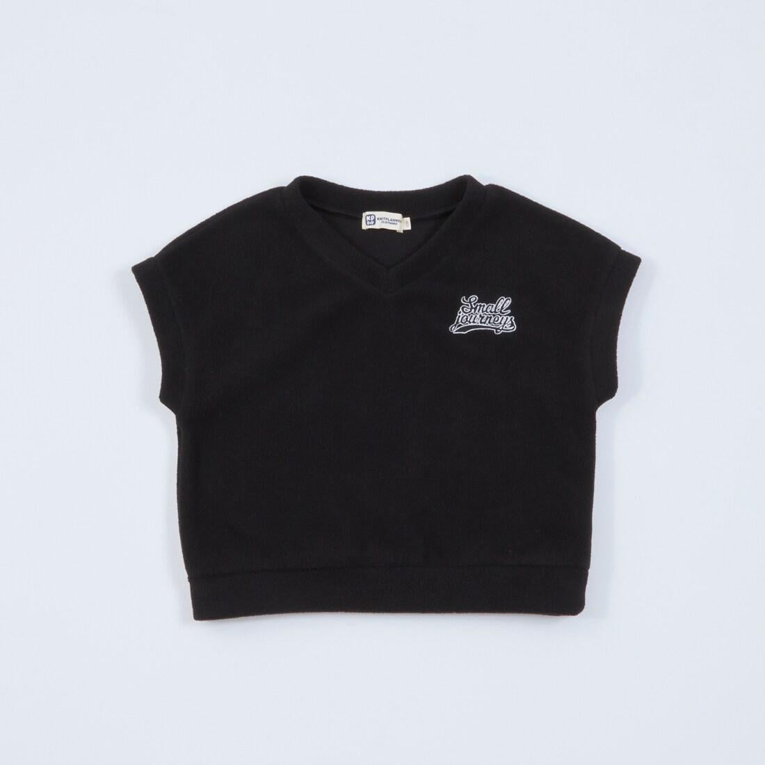 KPBOY抓絨馬甲高領T恤套裝（110～150）