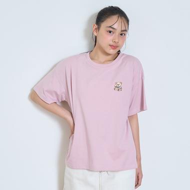 【GOODPRICE】【純棉100%】小熊刺繡T恤