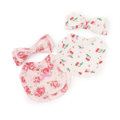 【Cath Kidston】圍兜&髮帶套裝