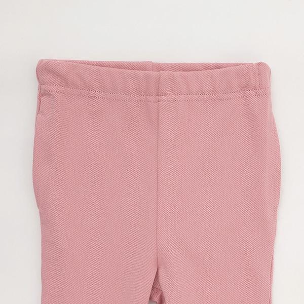 【接觸冷感】七分褶皺荷葉邊褲