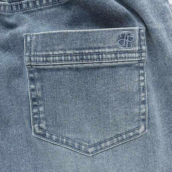 彈力牛仔喇叭褲