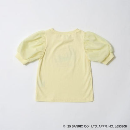 【三麗歐】【軟棉】大耳狗Aurora亮片印花泡泡袖T恤