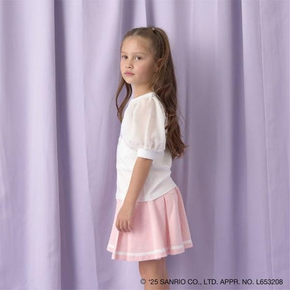 【三麗歐】【軟棉】大耳狗Aurora亮片印花泡泡袖T恤