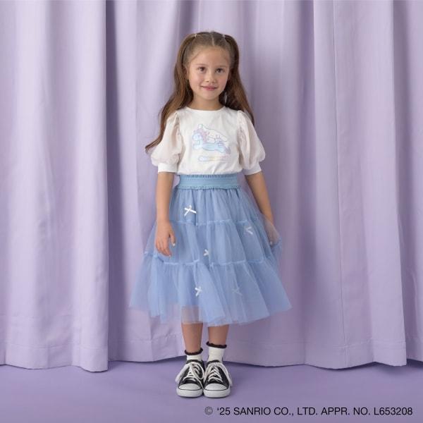 【三麗歐】【軟棉】大耳狗Aurora亮片印花泡泡袖T恤