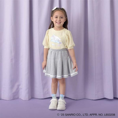 【三麗歐】【軟棉】大耳狗Aurora亮片印花泡泡袖T恤