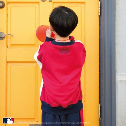 【MLB】拼接寬鬆衛衣