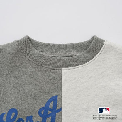 【MLB】拼接寬鬆衛衣