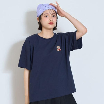 【GOODPRICE】【純棉100%】小熊刺繡T恤