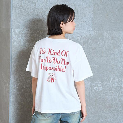 【GOODPRICE】【純棉100%】小熊刺繡T恤