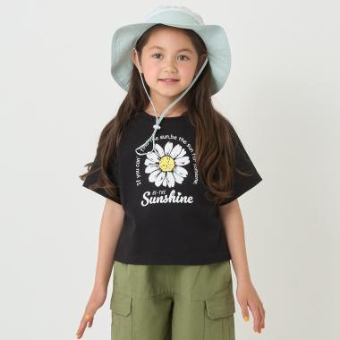 【防汙防潑水】花卉拼接T恤