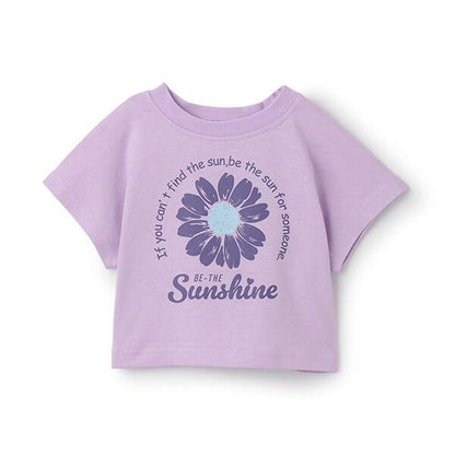 【防汙防潑水】花卉拼接T恤