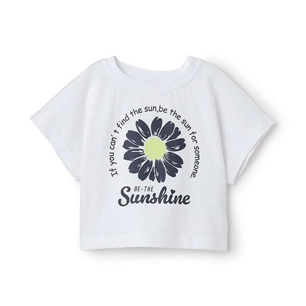 【防汙防潑水】花卉拼接T恤