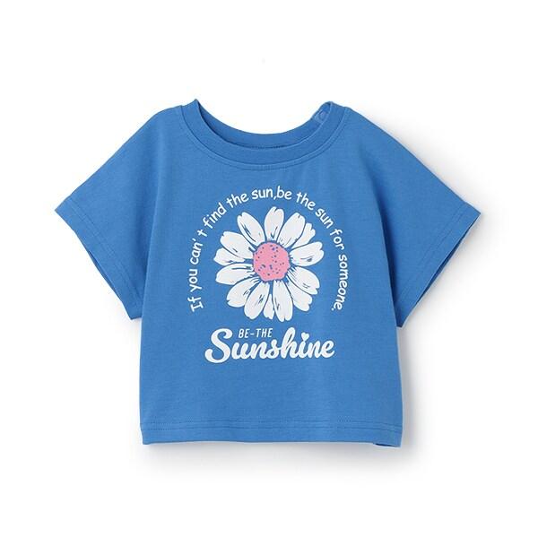 【防汙防潑水】花卉拼接T恤