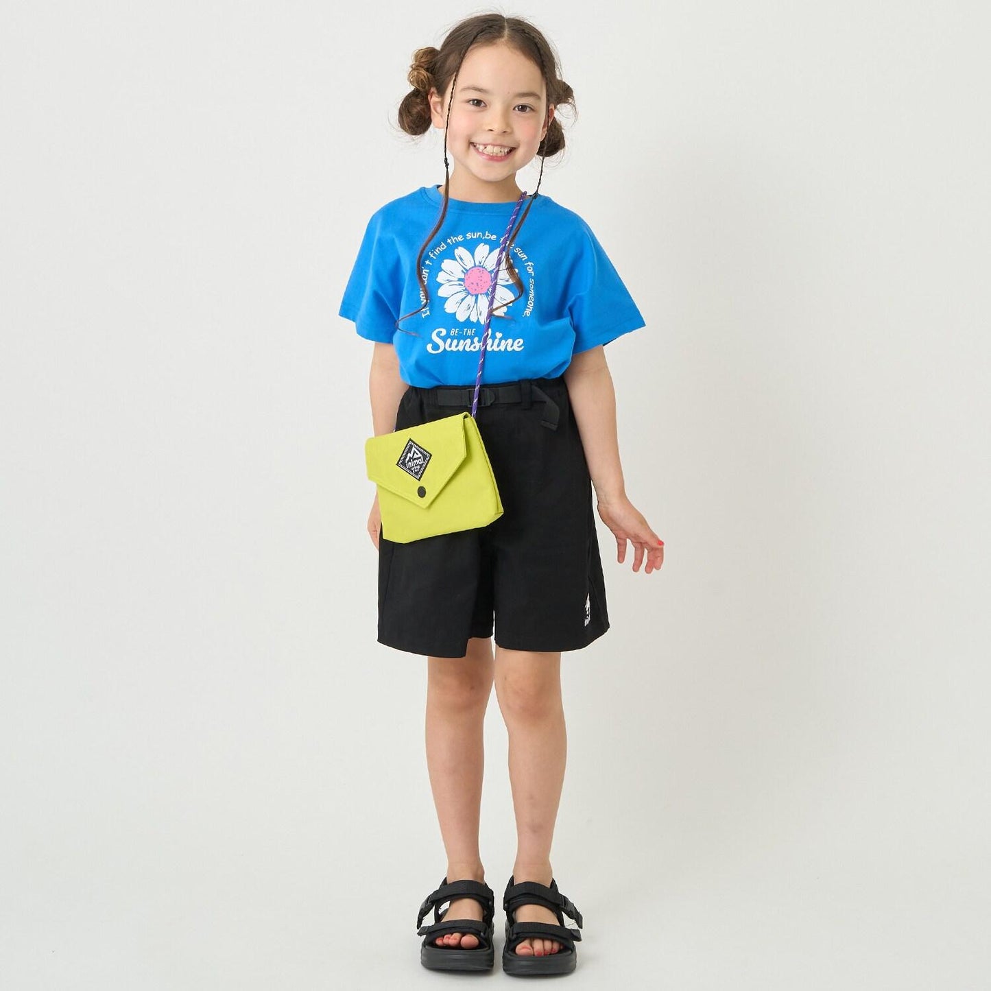 【防汙防潑水】花卉拼接T恤