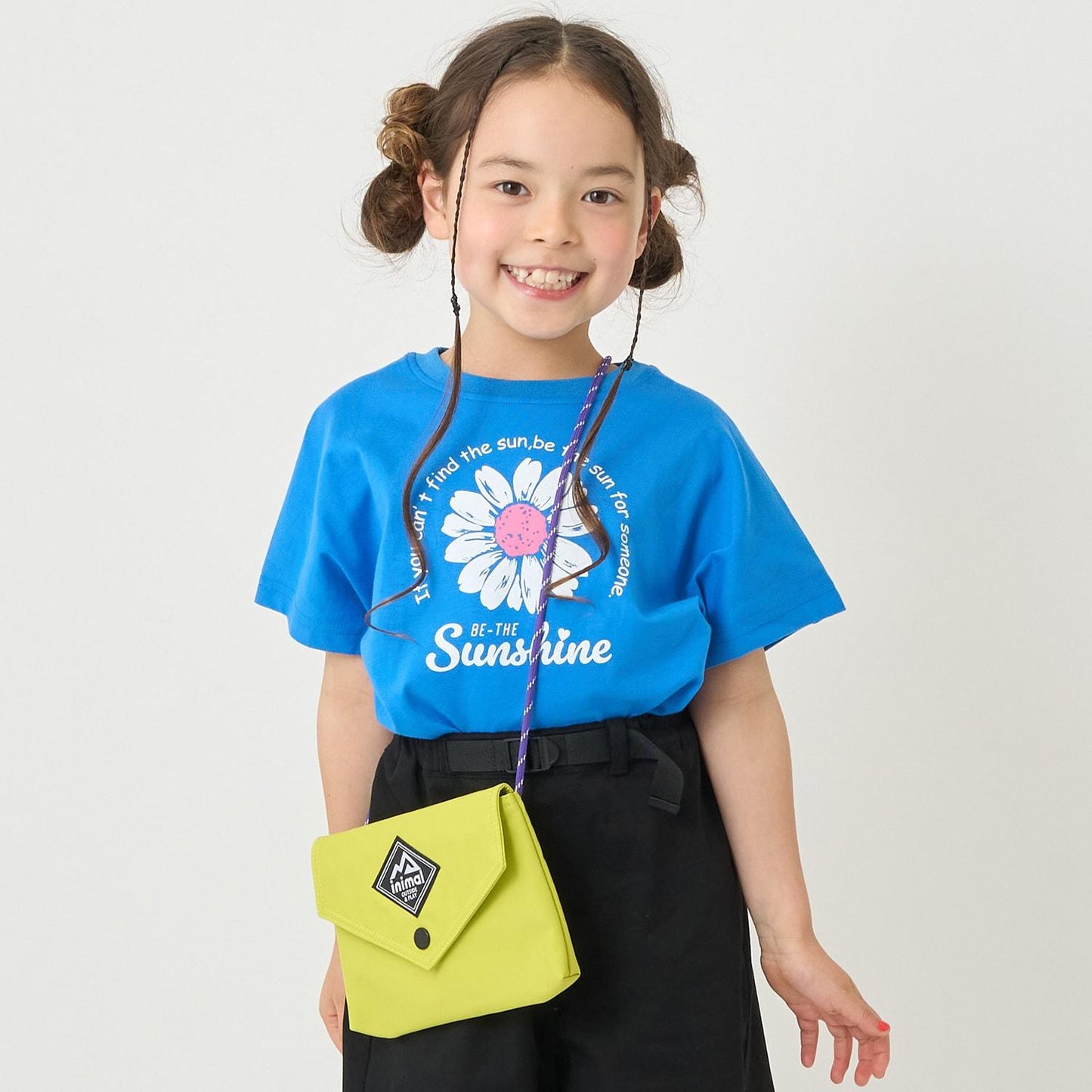 【防汙防潑水】花卉拼接T恤