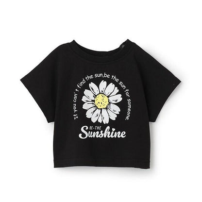 【防汙防潑水】花卉拼接T恤