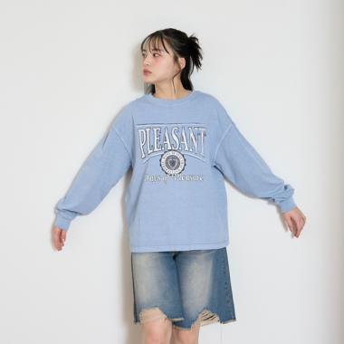 【LTXC】【100%純棉】復古風長袖T恤