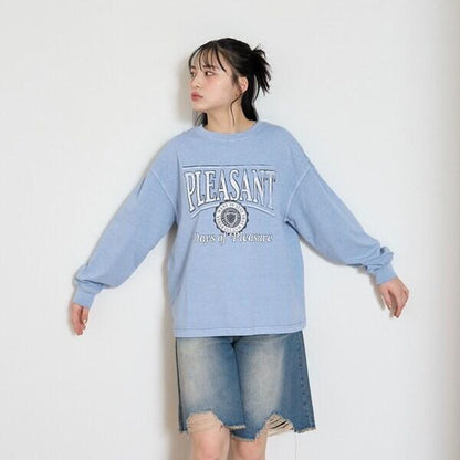 【LTXC】【100%純棉】復古風長袖T恤