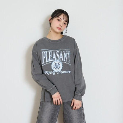 【LTXC】【100%純棉】復古風長袖T恤